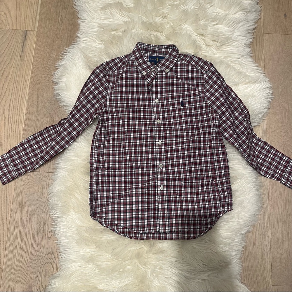 Ralph Lauren boys button down size 10-12